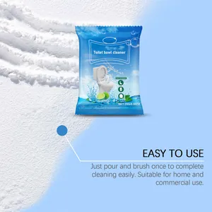 Poudre nettoyante Jue Fish pour cuvette avec granules blancs pour la maison