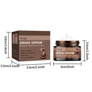 Détail de la crème Hoygi Snake Venom avec dimensions précises en cm et en pouces.