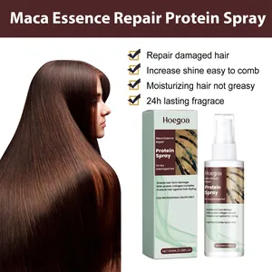 Hoegoa Maca essence hair repair protein spray for damaged hair 100ml bottle packaging