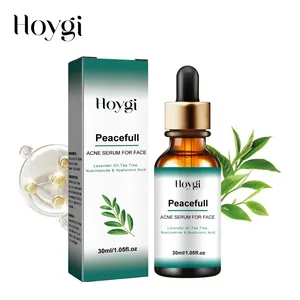 Hoygi Siero Trattamento Acne Olio di Albero del Tè Niacinamide Restringimento Pori Essenza Riparatrice Cura della Pelle Viso 30ml