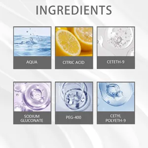 Detailed view of rust converter ingredients including Citric Acid and Sodium Gluconate