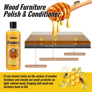 Jakehoe wood furniture polish and beewax conditioner for cleaning and floor care