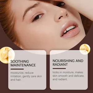 Detalle de infografía que muestra los beneficios nutritivos del aceite de ricino para piel.