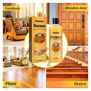 Jakehoe Beewax wood furniture polish and conditioner for floors, doors, and stairs