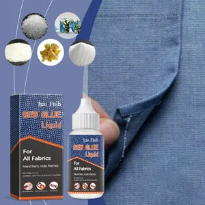 Jue Fish vloeibare textiellijm voor het repareren van kleding en denim zonder naald