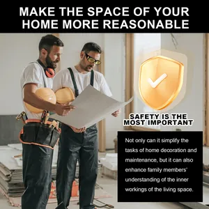 Protective photochromic safety glasses for home decoration and maintenance tasks