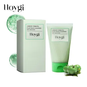 HOYGI Green Tomato Clay Pack Cleanser Deep Pore Cleaning Oil Control Moisturizing Gentle Facial Wash For All Skin Types