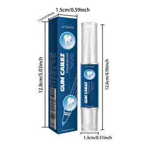 Periodonta-Gel zur Zahnfleischpflege mit detaillierten Produktabmessungen und Applikator