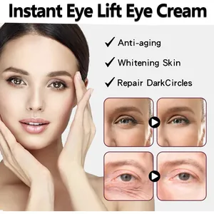 Instant anti-aging eye lift cream for skin tightening and dark circle repair