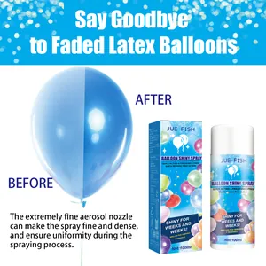 Ballonglansspray voor langdurige glans op latexballonnen met fijne aerosolspuitmond