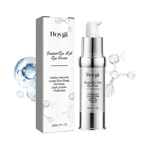 Hoygi 30ml Instant Eye Lift Eye Cream in silver pump bottle with matching white box