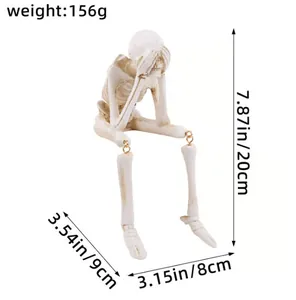 Informations détaillées sur la taille et le poids d'une figurine de squelette d'Halloween