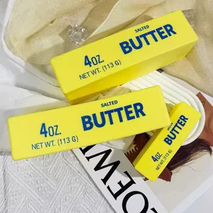 Realistic yellow butter stick slow rebound squishy stress relief toy for decor