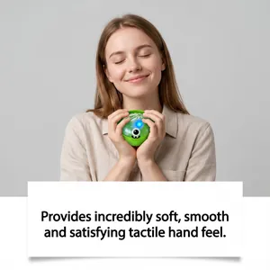 Halloween glowing monster squishy toy providing a soft and satisfying hand feel.