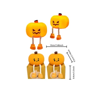 Dimensions of cute and funny Halloween pumpkin night lights for desktop bedroom decor