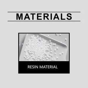 Premium white raw resin pellets used for durable Halloween pumpkin decoration sets
