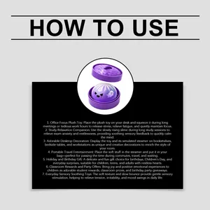 Detailed guide for the Halloween purple ghost bun squeeze toy and mini steamer set