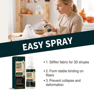 Halloween textielverstevigingsspray voor het vormen van handgemaakte spookdecoraties