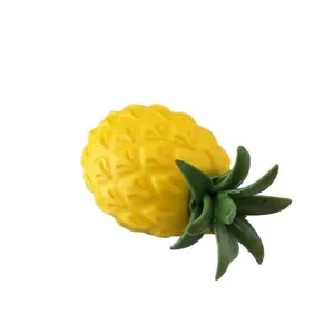 Large yellow pineapple squishy toy with slow rebound effect for stress relief and decoration