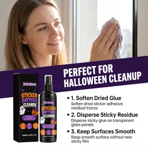 Jakehoe sticker pattern cleaner spray for removing sticky residue from glass