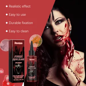 Sangre falsa DOWMOO para efectos de maquillaje de terror realistas y disfraces de Halloween