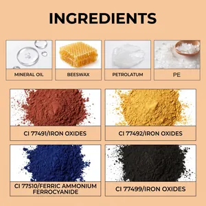 Ingredientes seguros para tatuajes de Halloween suaves para la piel con aceite mineral.