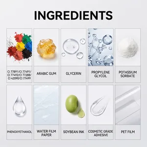 Liste détaillée des ingrédients des composants du maquillage professionnel pour Halloween