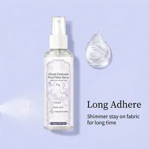 Detail of Halloween pearl shine costume spray showing fine mist and long-lasting shimmer