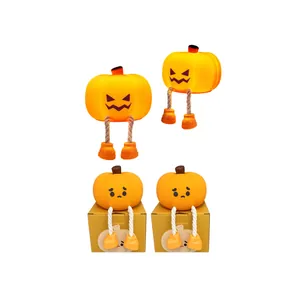 Cute Halloween pumpkin night light with funny expressions for kids bedroom decor