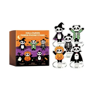 Χαριτωμένη βάση τηλεφώνου Halloween panda blind box ακρυλική διακόσμηση γραφείου δώρο