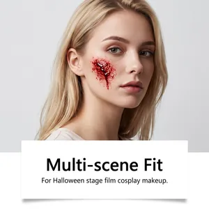 Realistischer Wundeffekt für Halloween-Cosplay-Spezialeffekt-Make-up für Bühne und Film