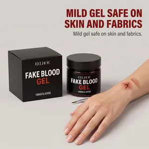 Professionelles Halloween Kunstblut Gel 100g für realistische Wunden-Spezialeffekte