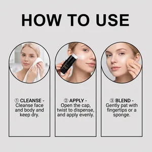 Detaillierte Schritt-für-Schritt-Anleitung für den Zephoco weißen Foundation-Stick Makeup