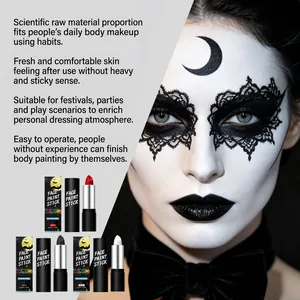 Stick professionali per trucco viso con drammatico effetto trucco gotico Halloween