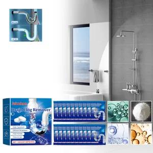 Jakehoe drain clog remover effervescent tablets for effective sink and pipe cleaning