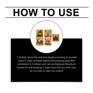 Step-by-step instructions for Christmas diamond painting with Nutcracker designs