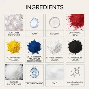 Macro detail showing safe cosmetic ingredients for Nymixa multi-color nail gel pen