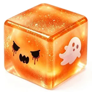 Απόκριες Τρομακτικό Squishy Κύβος Φάντασμα Βολβός Ματιού Παιχνίδι Ανακούφισης από το Στρες για Παιδιά Ενήλικες Πάρτι Μαλακό Καουτσούκ