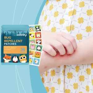 WIIEEY kruiden insectenwerende pleisters voor kinderen met verzachtend toepassingsdetail