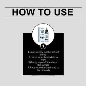 Instructions d'utilisation détaillées en quatre étapes pour le nettoyant de casque