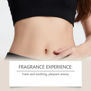 Detalle de aceite de masaje corporal OCEAURA con una experiencia de fragancia