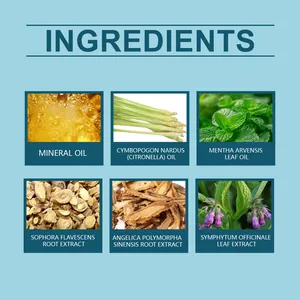 Gedetailleerde ingrediëntenlijst voor kruidenpleisters met oliën