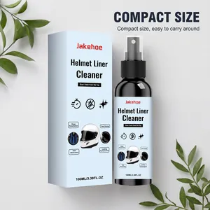 Nettoyant pour doublure de casque 100ml avec flacon compact et boîte d'emballage