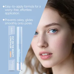 Vue rapprochée du correcteur Zephoco Light montrant une peau lisse et sans défaut