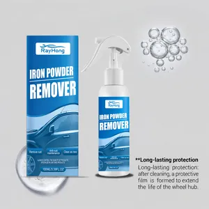 Spray eliminador de polvo de hierro RAYHONG 100ml para limpieza de óxido en llantas