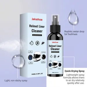 Spray nettoyant Jakehoe professionnel pour doublure de casque contre les odeurs