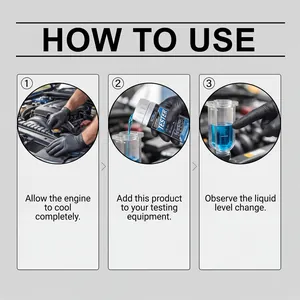 Step-by-step instructions for using the Rayhong cylinder head gasket tester liquid