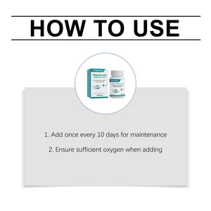 Instructions détaillées pour tablettes de nitrification d'aquarium et flacon