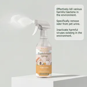EelJoy spray desinfectante para mascotas con efecto niebla en pedestal