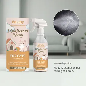EelJoy 100ml spray desinfectante para gatos, eliminador de olores para el hogar.